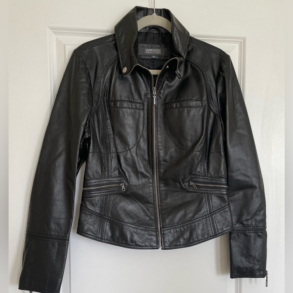 Kenneth Cole Reaction leather jacket